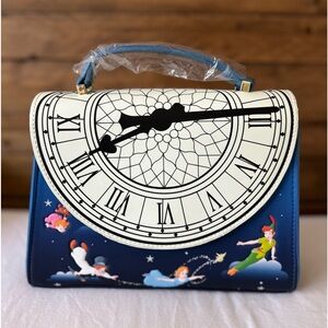 Disney Loungefly Peter Pan Crossbody Purse, Glow in the Dark *NEW*